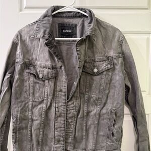 Express Gray Men’s Denim Jacket